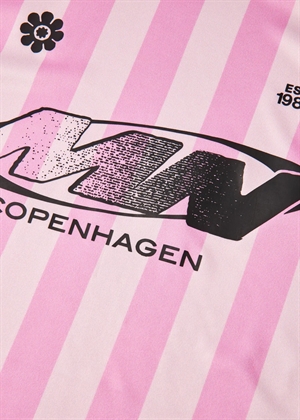 Manna shiny sport tee Begonia Pink/Blushing Bride Mads Nørgaard 
